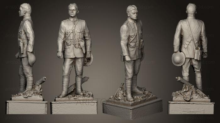 Statues of famous people (STKC_0276) 3D model for CNC machine